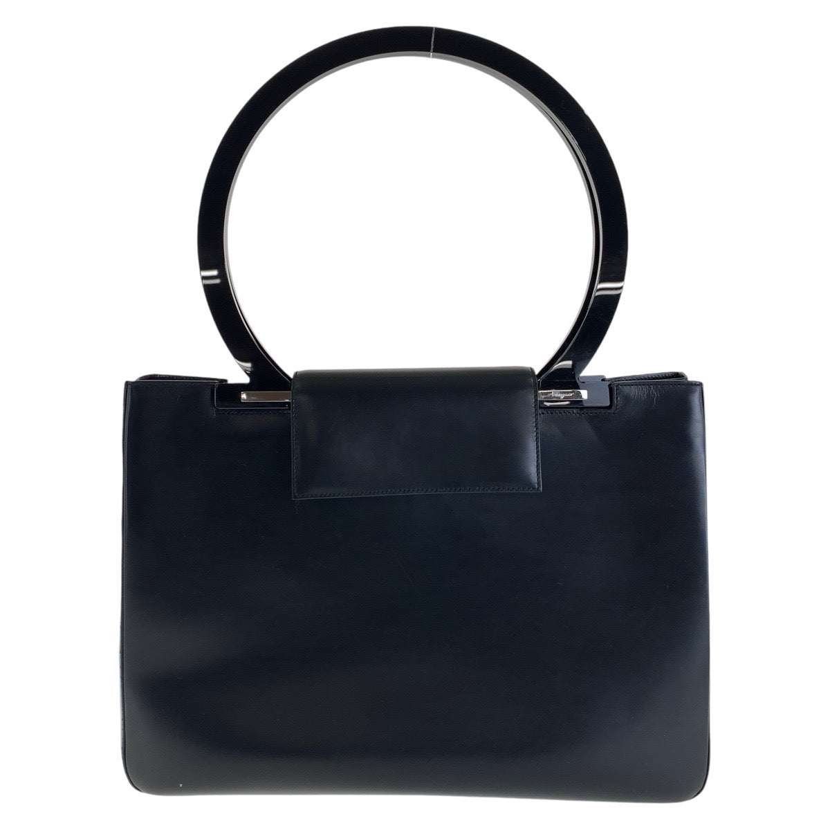 13497
Salvatore Ferragamo サルヴァトーレフェラガモ ガンチーニ ブラック レッド 黒 ゴールド金具 レザー トートバッグ ショルダーバッグ  レディース A26
