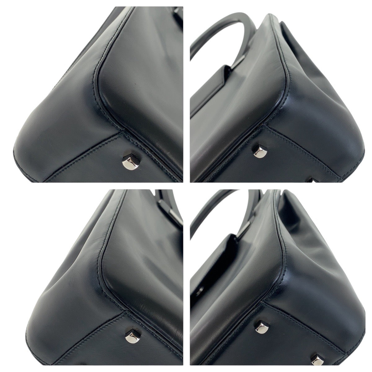 13497
Salvatore Ferragamo サルヴァトーレフェラガモ ガンチーニ ブラック レッド 黒 ゴールド金具 レザー トートバッグ ショルダーバッグ  レディース A26