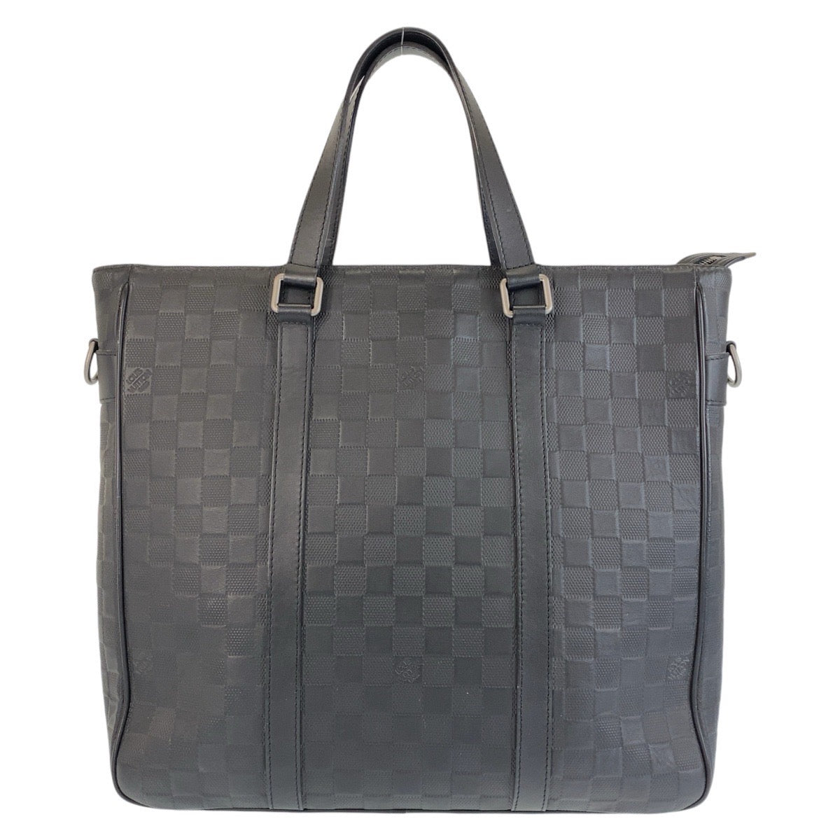 13498
LOUIS VUITTON ルイヴィトン ダミエ アンフィニ タダオ PM ブラック 黒 ガンメタ金具 レザー N41269 トートバッグ 男女兼用  レディース