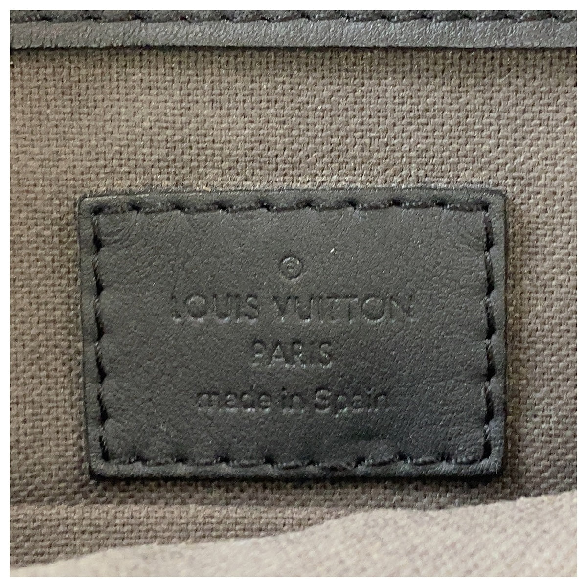 13498
LOUIS VUITTON ルイヴィトン ダミエ アンフィニ タダオ PM ブラック 黒 ガンメタ金具 レザー N41269 トートバッグ 男女兼用  レディース