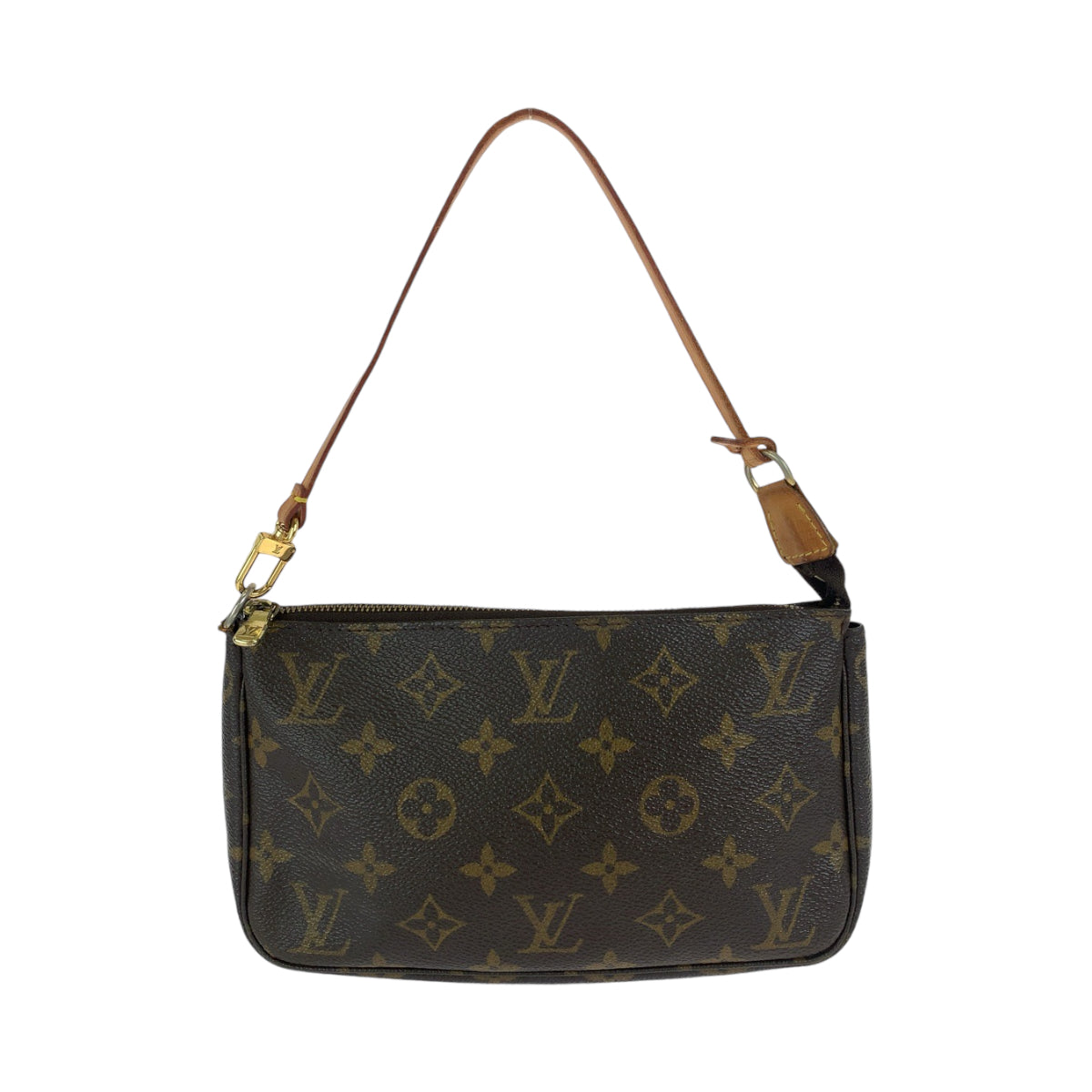 13499
LOUIS VUITTON ルイヴィトン モノグラム ブラウン ゴールド金具 PVC M51980 ハンドバッグ アクセサリーポーチ  レディース ABP50