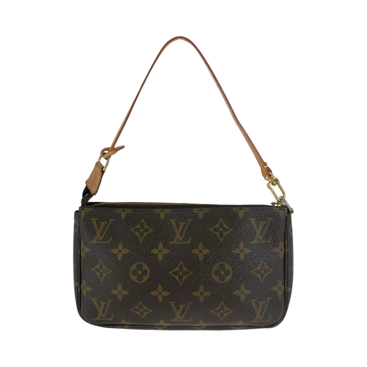 13499
LOUIS VUITTON ルイヴィトン モノグラム ブラウン ゴールド金具 PVC M51980 ハンドバッグ アクセサリーポーチ  レディース ABP50