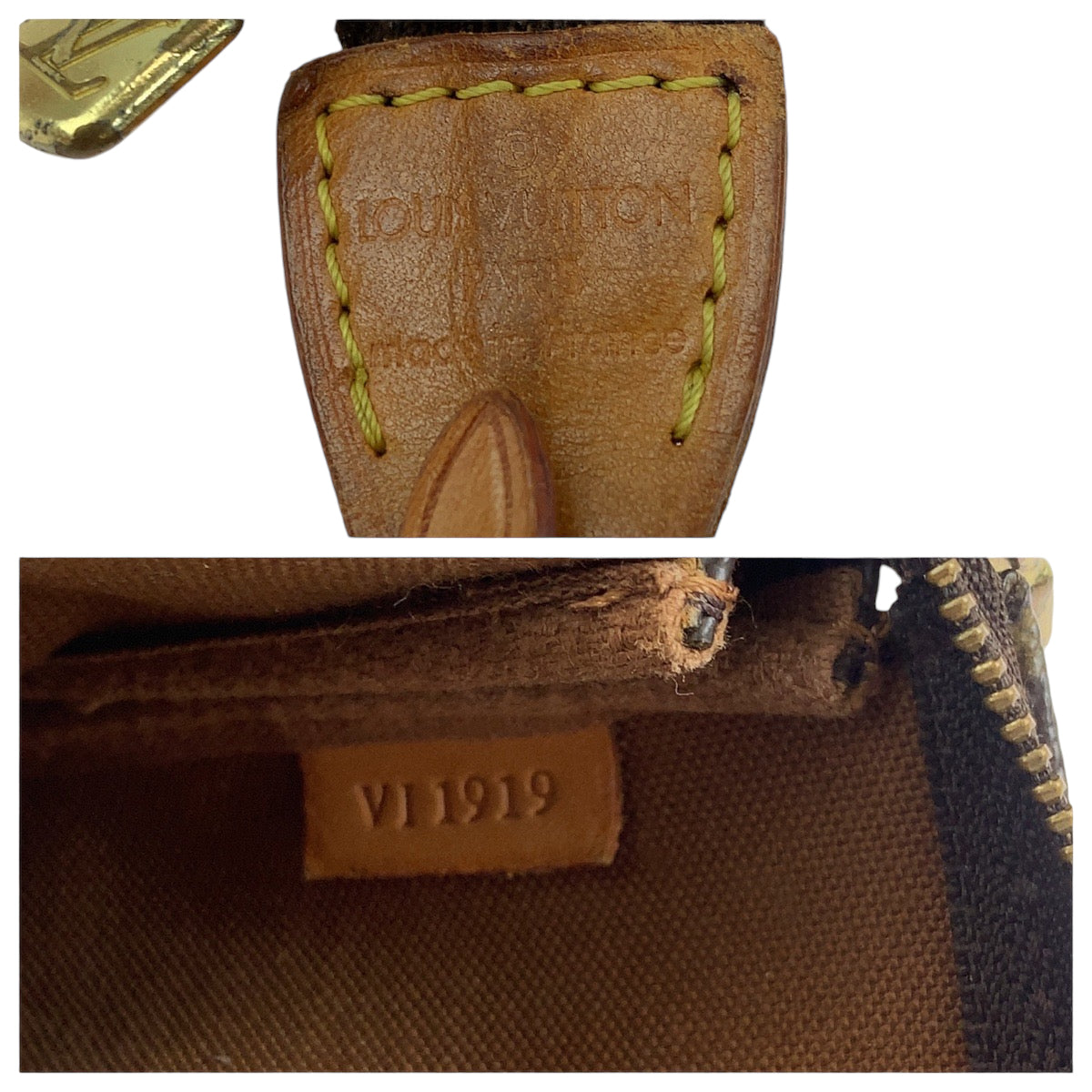 13499
LOUIS VUITTON ルイヴィトン モノグラム ブラウン ゴールド金具 PVC M51980 ハンドバッグ アクセサリーポーチ  レディース ABP50