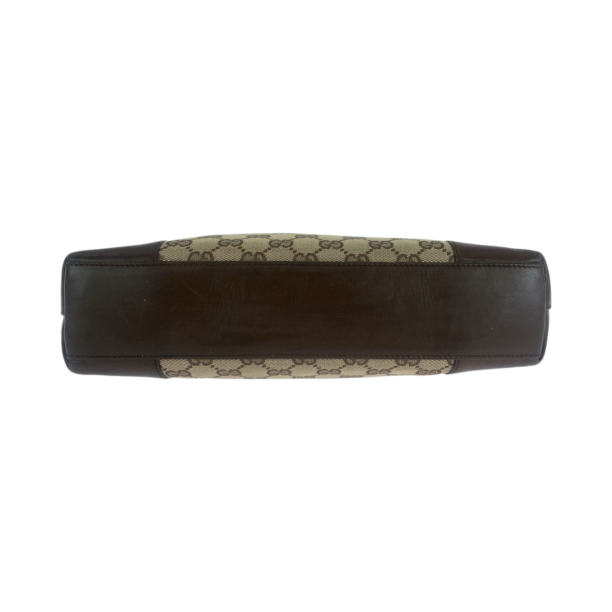 13505
GUCCI グッチ ブラウン シルバー金具 GGキャンバス 001 4231 ワンショルダーバッグ ホーボー  レディース