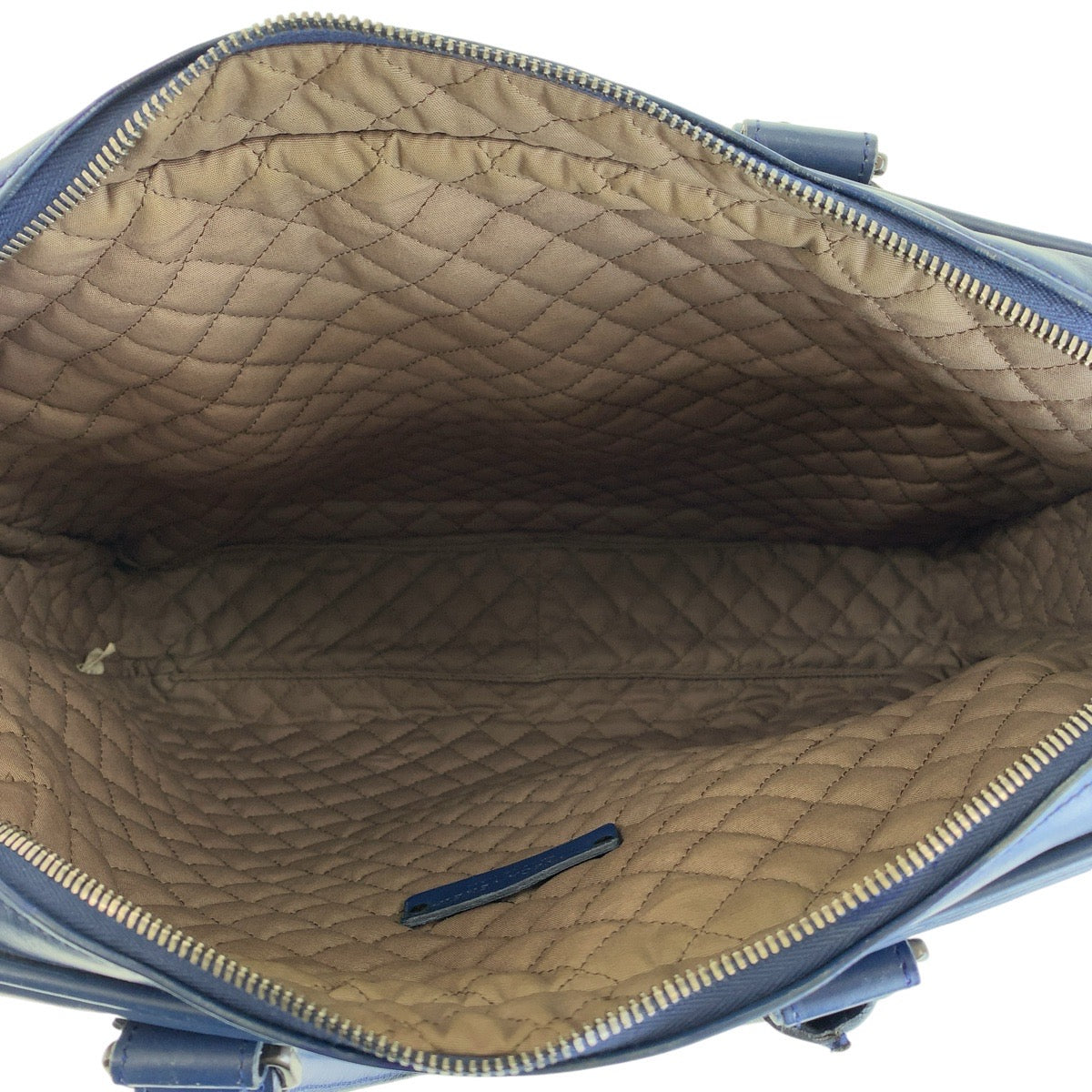13514
BOTTEGAVENETA ボッテガヴェネタ イントレチャート ブルー ガンメタ金具 レザー ビジネスバッグ ブリーフケース  メンズ