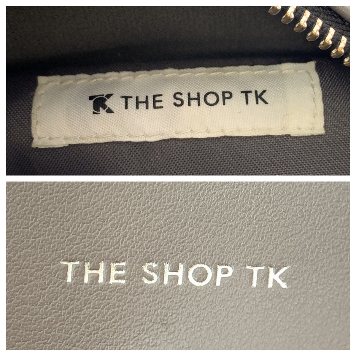 13523
TAKEO KIKUCHI タケオキクチ グレー シルバー金具 レザー ボディバッグ ボムバッグ  メンズ AB5