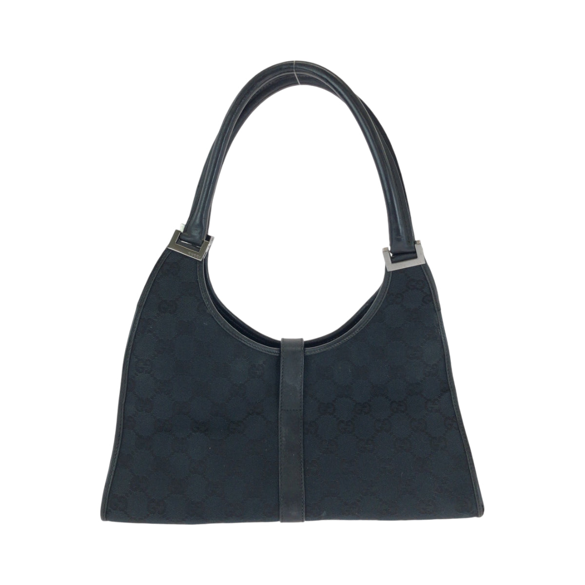 13559
GUCCI グッチ ジャッキー ブラック 黒 シルバー金具 GGキャンバス 002 1067 ハンドバッグ ショルダーバッグ  レディース