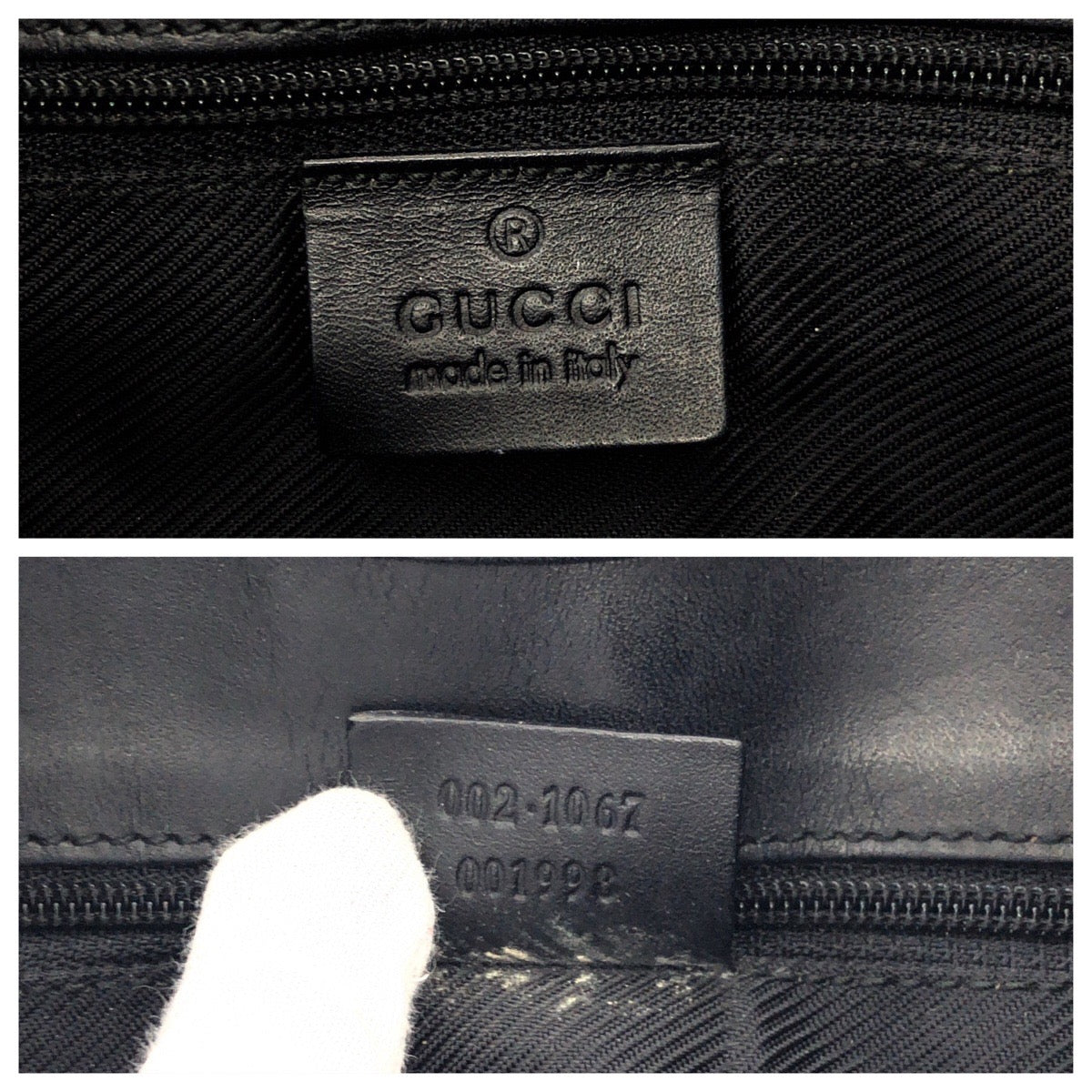 13559
GUCCI グッチ ジャッキー ブラック 黒 シルバー金具 GGキャンバス 002 1067 ハンドバッグ ショルダーバッグ  レディース