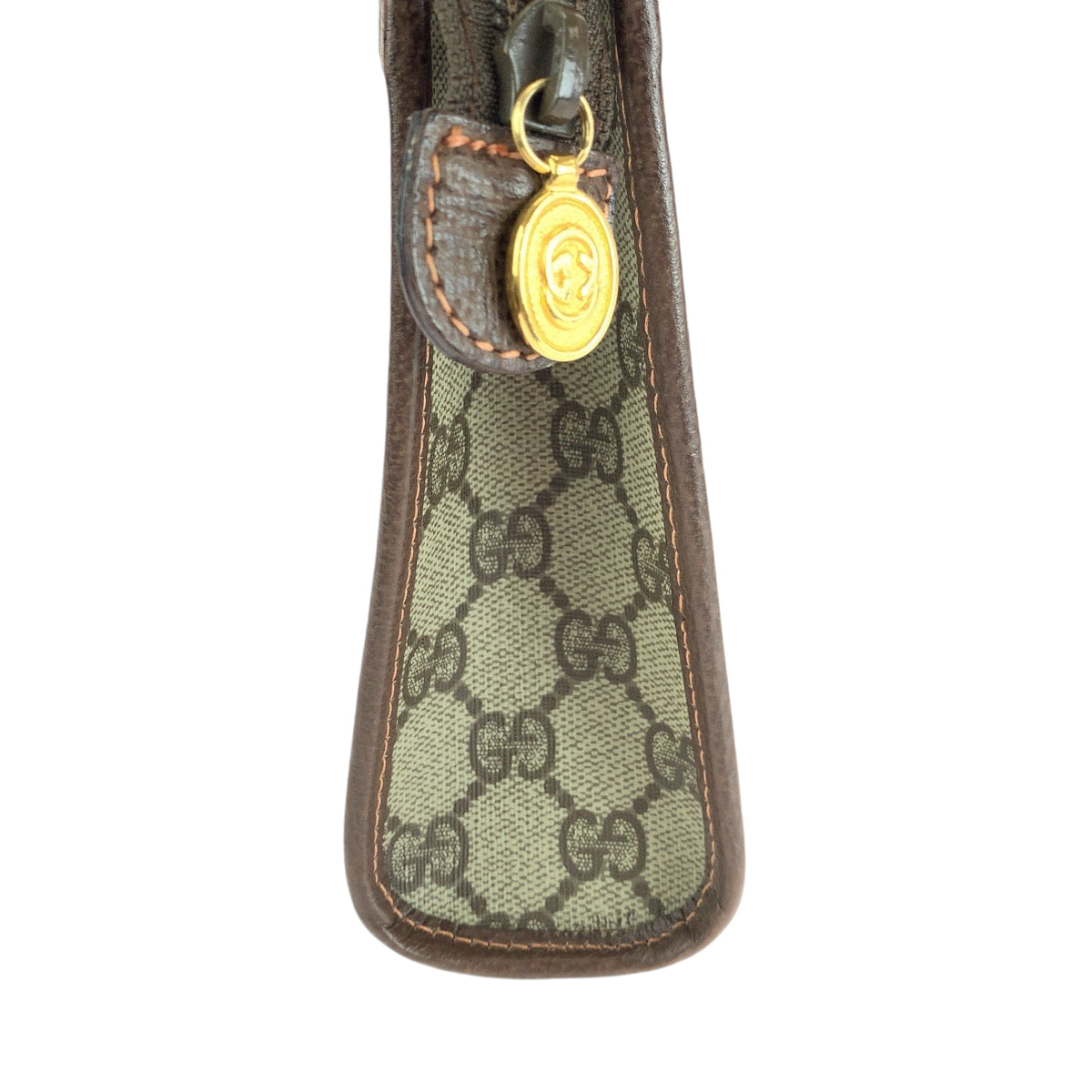 13527
GUCCI グッチ ヴィンテージ オールドグッチ ブラウン ベージュ ゴールド金具 GGスプリームキャンバス 14166063 セカンドバッグ クラッチバッグ  メンズ
