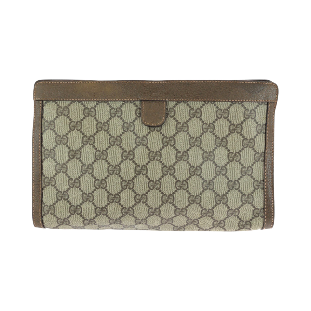 13532
GUCCI グッチ オールドグッチ シェリーライン ブラウン ゴールド金具 GGスプリームキャンバス 89 01 033 クラッチバッグ セカンドバッグ  レディース