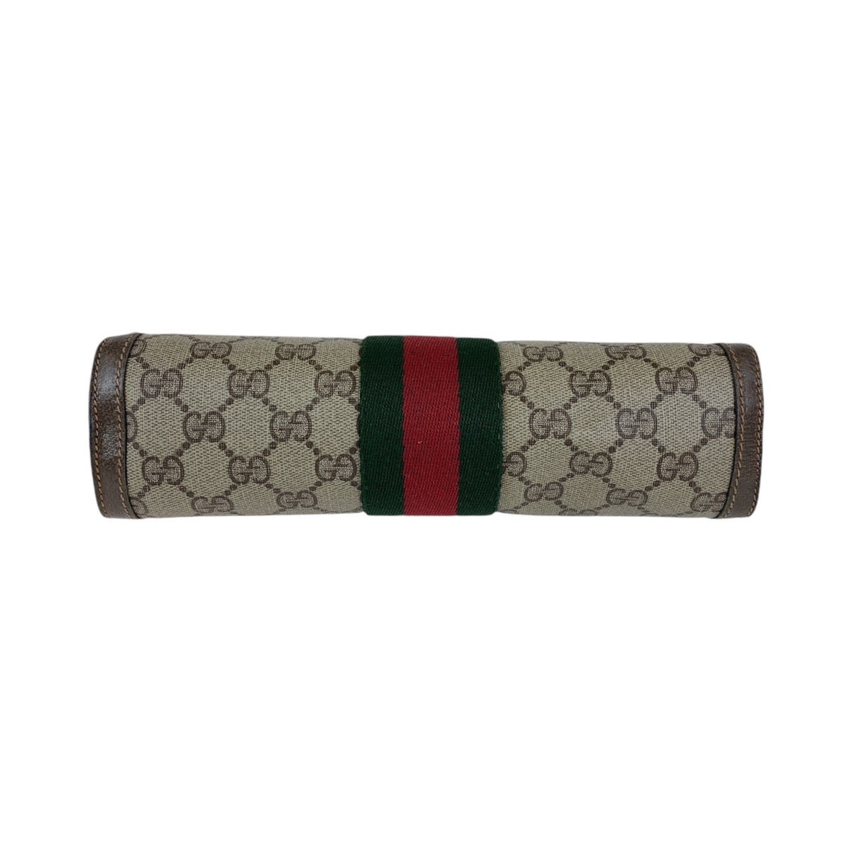 13533
GUCCI グッチ ヴィンテージ シェリーライン オールドグッチ ブラウン ゴールド金具 GGスプリームキャンバス / レザー 89 01 006 クラッチバッグ セカンドバッグ  レディース