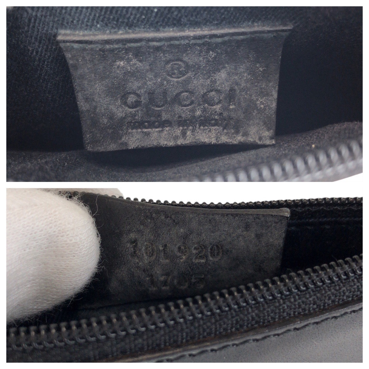 13539
GUCCI グッチ ポーチ付き ブラック 黒 GGキャンバス / レザー 101920 トートバッグ ショルダーバッグ  レディース