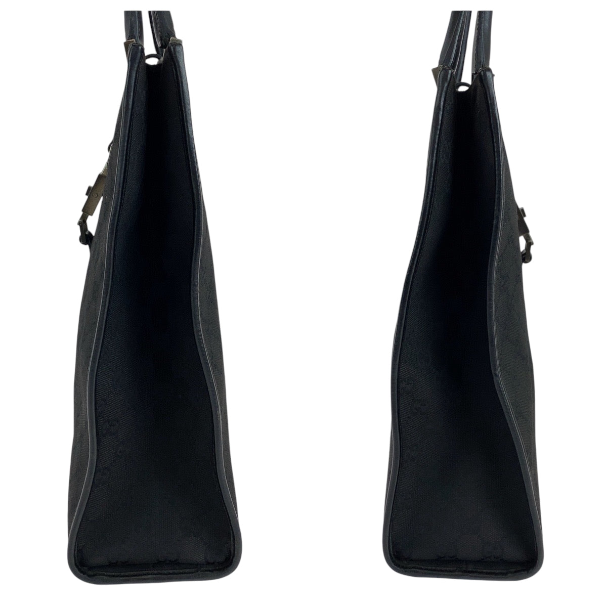 14111
GUCCI グッチ ジャッキー ブラック 黒 シルバー金具 GGキャンバス 002 1064 トートバッグ ハンドバッグ  レディース ABP29