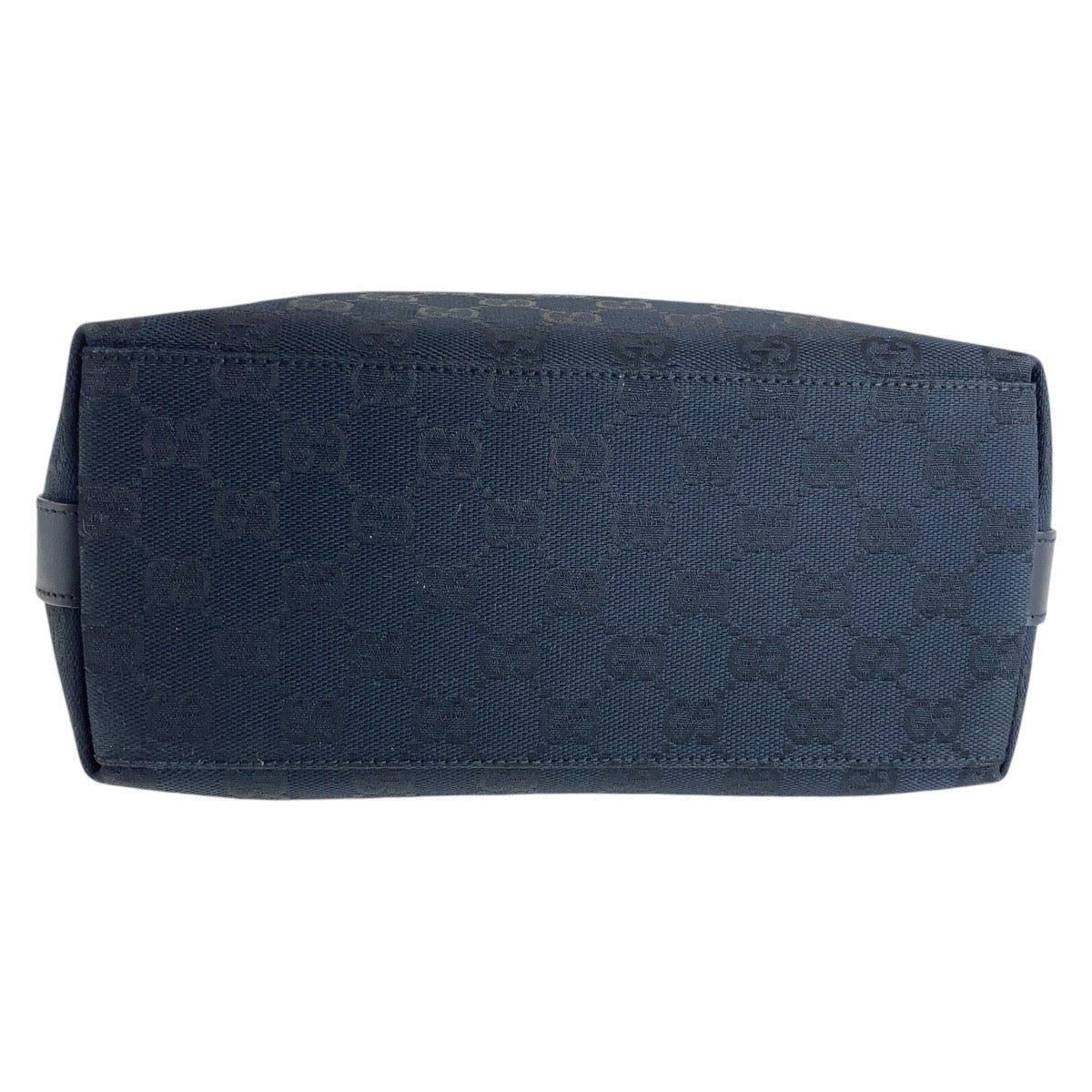 13551
GUCCI グッチ ブラック 黒 シルバー金具 GGキャンバス / レザー 000 0602 ホーボー ショルダーバッグ  レディース