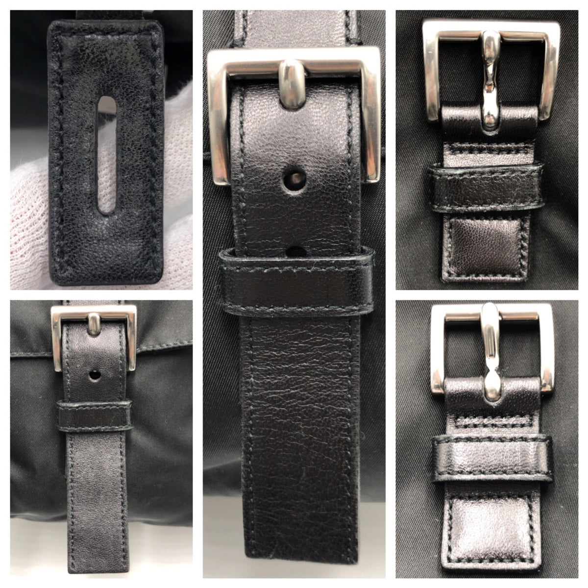 13554
PRADA プラダ テスート 三角ロゴ ブラック 黒 ナイロン ボストンバッグ ショルダーバッグ  レディース