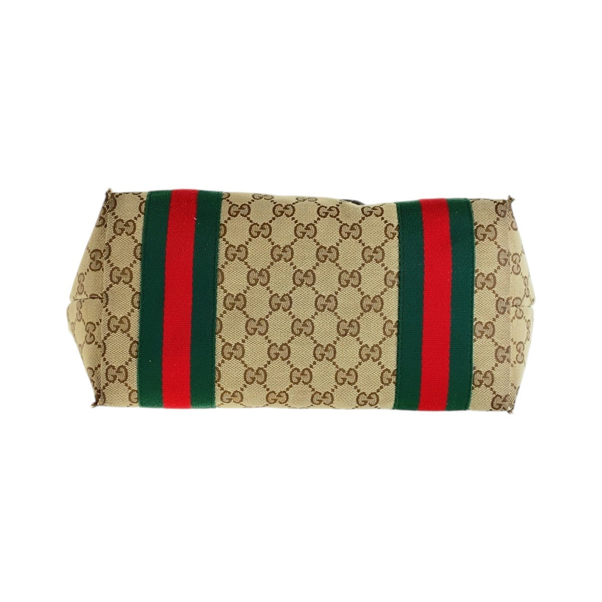 GUCCI グッチ シェリーライン ベージュ ブラウン ゴールド金具 GGキャンバス / パテントレザー 211971 トートバッグ ショルダーバッグ  レディース