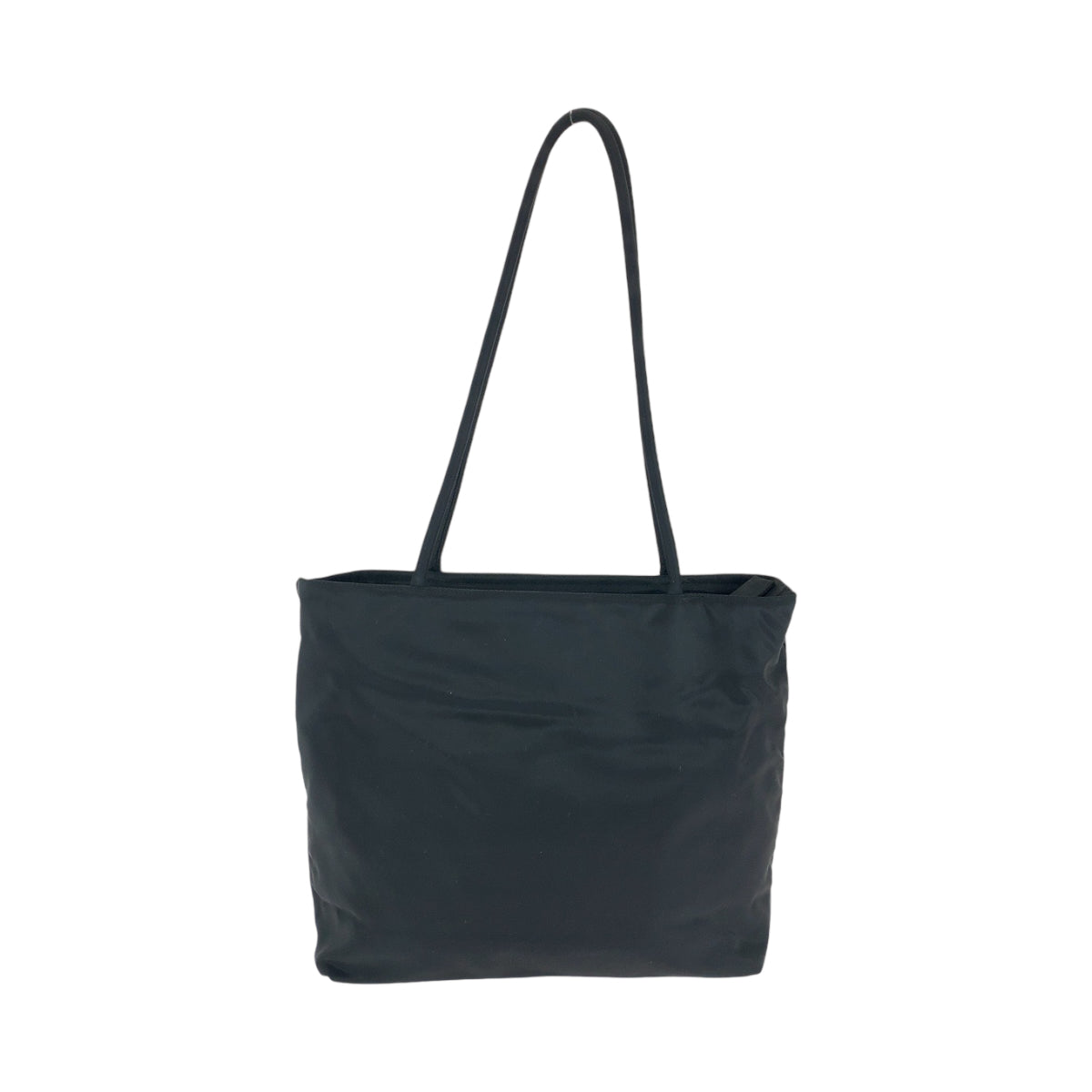 13560
PRADA プラダ テスート 三角ロゴプレート ブラック 黒 シルバー金具 ナイロン トートバッグ ショルダーバッグ  レディース