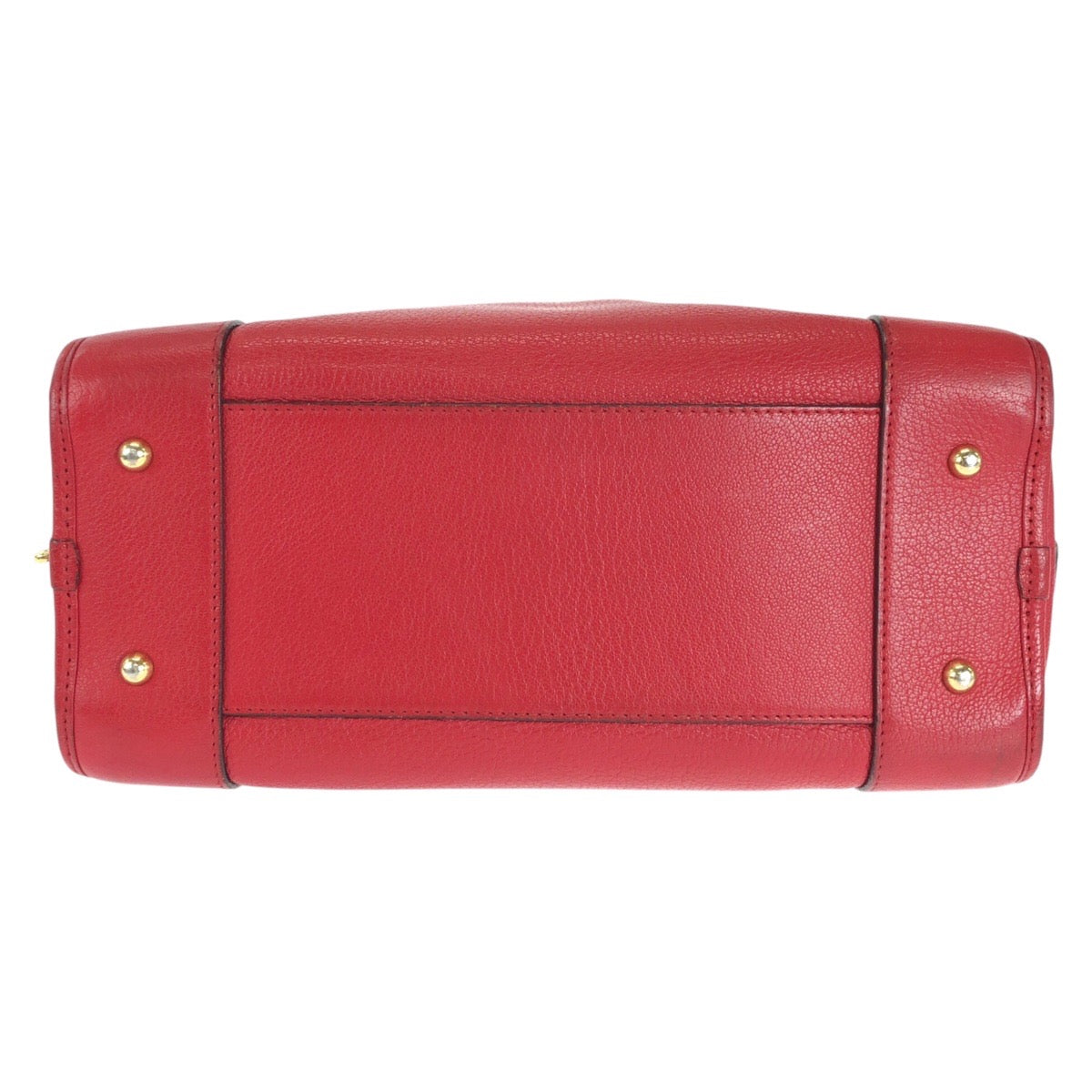 14117
LOEWE ロエベ アマソナ 28 レッド ゴールド金具 レザー トートバッグ ハンドバッグ  レディース