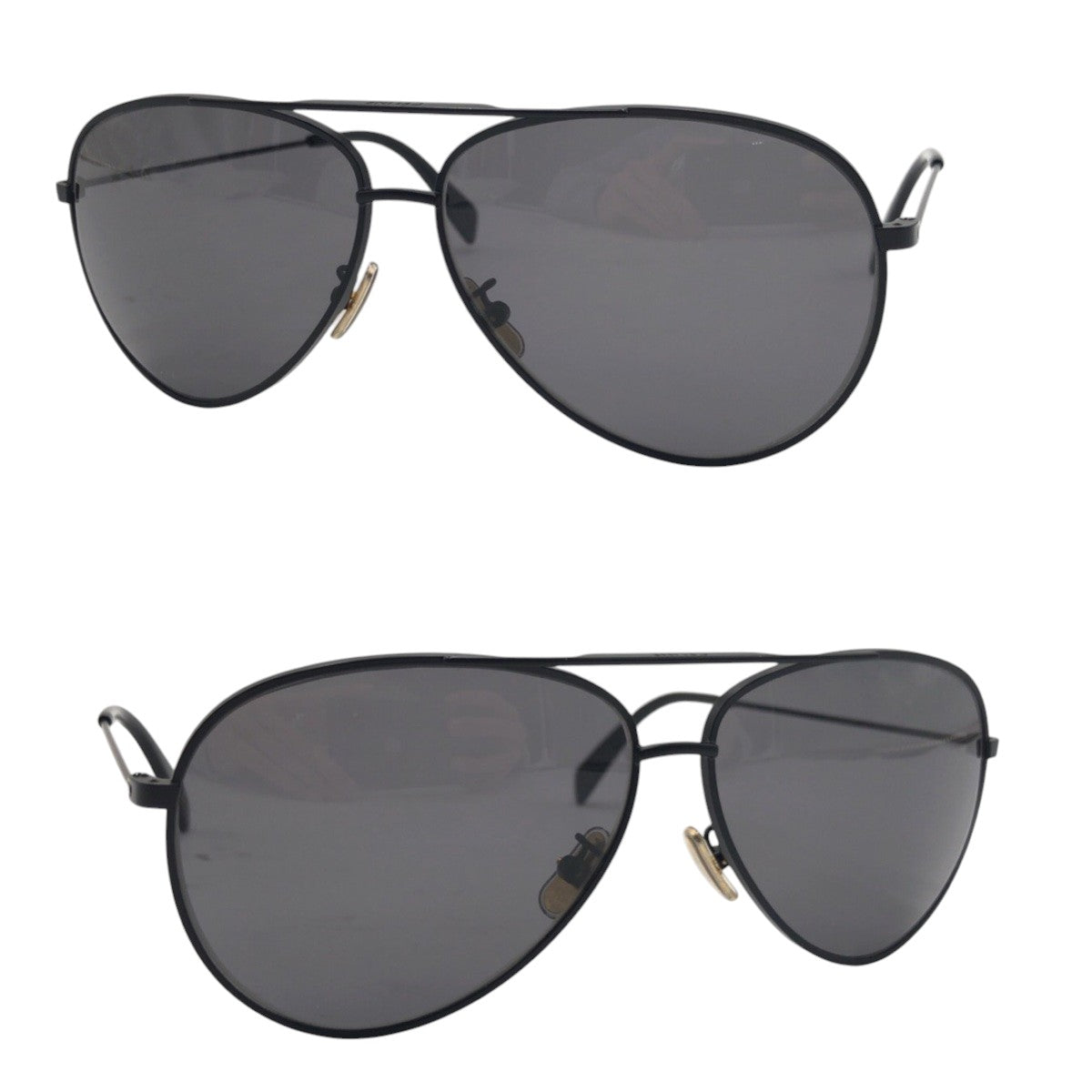 CELINE セリーヌ ブラック 黒 メタル CL400620 02D 6112 145 2P サングラス 偏光レンズ  ティアドロップ  メンズ