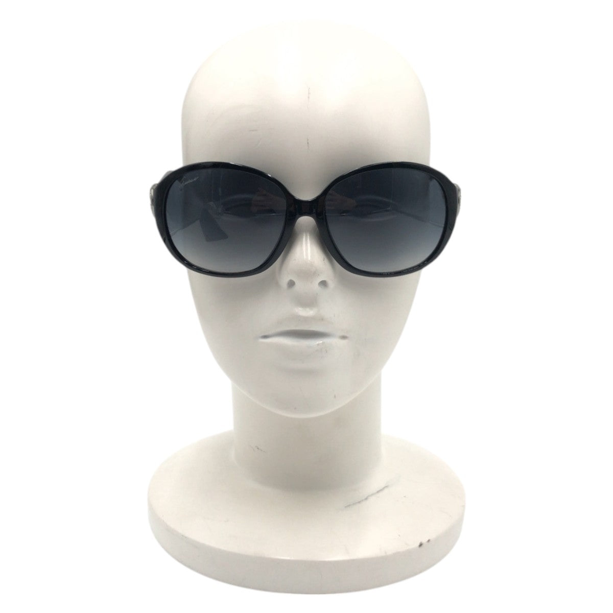 GUCCI グッチ ラインストーン ブラック 黒 プラスチック GG3530 1F/S D28JJ 61◻︎15 110 サングラス ラウンド  レディース