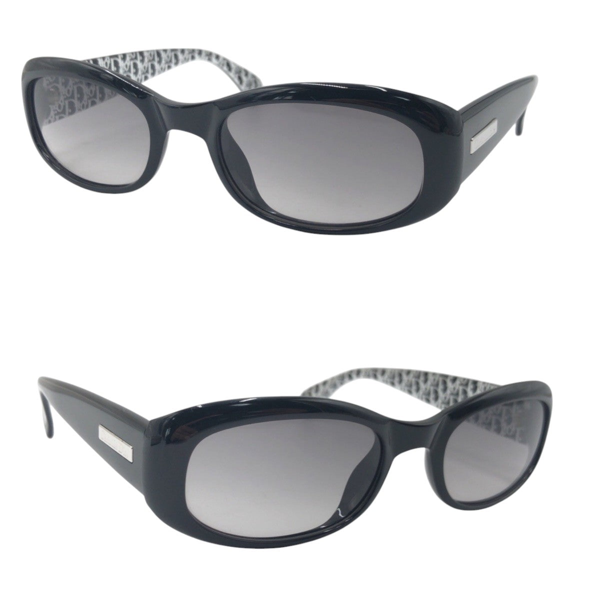 Dior ディオール トロッター ブラック 黒 シルバー プラスチック 5K3LE 52□19 135 サングラス スクエア  レディース