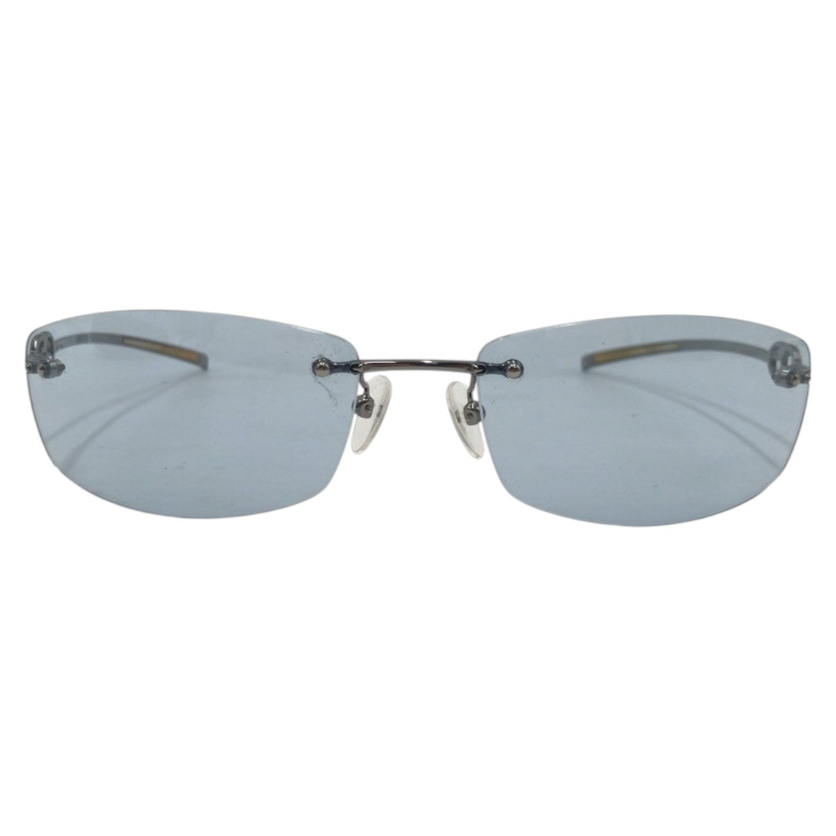 GUCCI グッチ GGロゴ ブルー シルバー メタル GG 177518 6LB 60◻︎17 125 サングラス 男女兼用 スクエア  メンズ