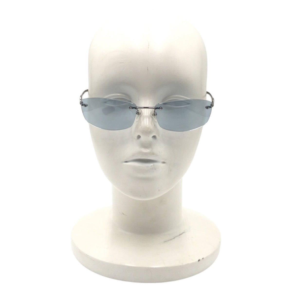GUCCI グッチ GGロゴ ブルー シルバー メタル GG 177518 6LB 60◻︎17 125 サングラス 男女兼用 スクエア  メンズ
