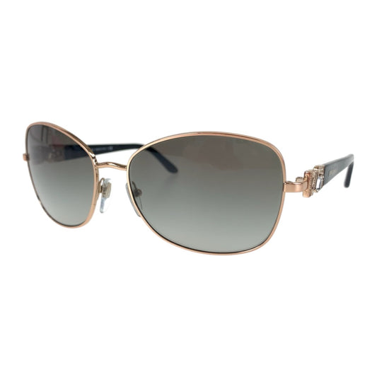 14126
BVLGARI ブルガリ ラインストーン ブラック ブロンズ プラスチック / メタル 6066-B 376/11 60◻︎16 135 2N サングラス 男女兼用 ウェリントン  レディース A7