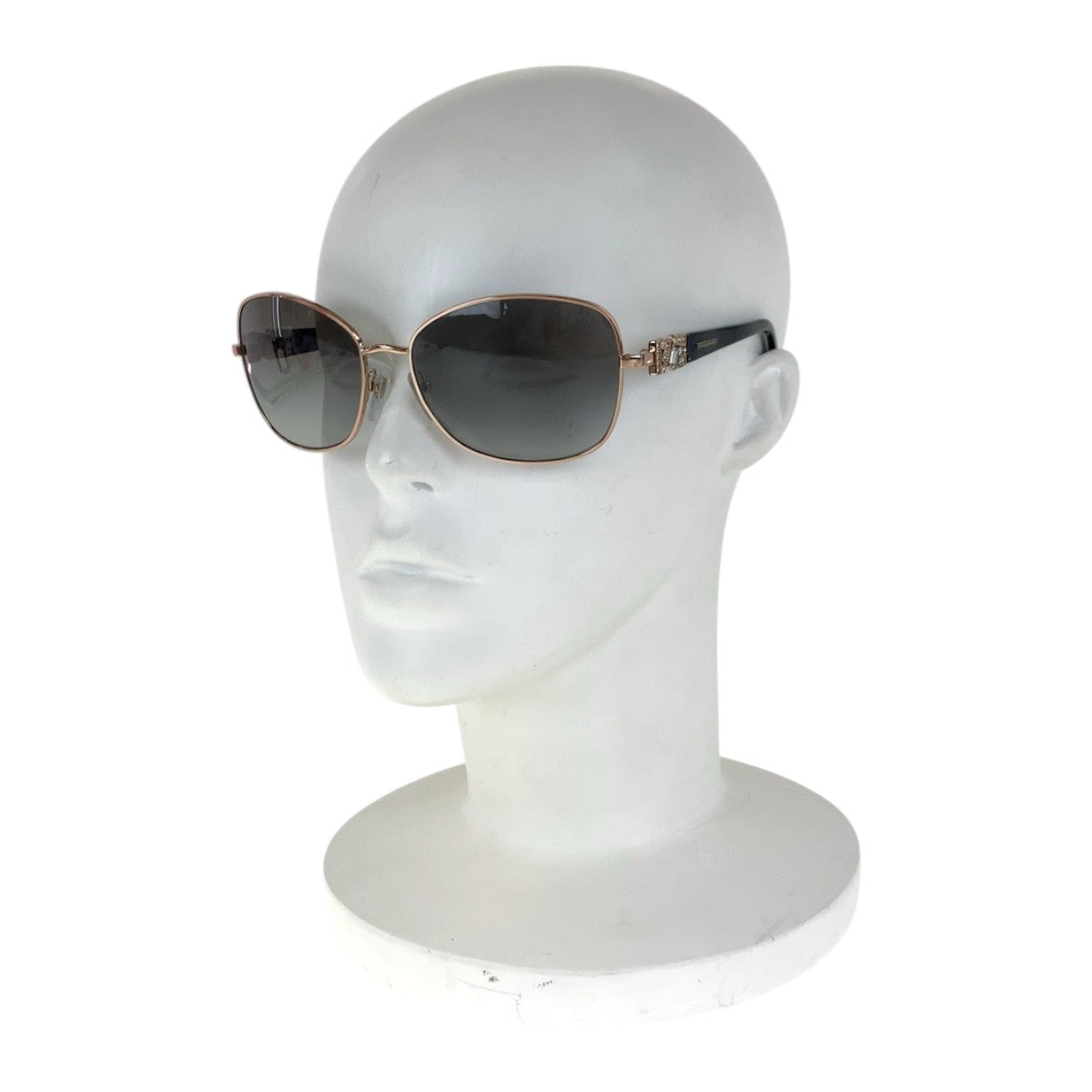 14126
BVLGARI ブルガリ ラインストーン ブラック ブロンズ プラスチック / メタル 6066-B 376/11 60◻︎16 135 2N サングラス 男女兼用 ウェリントン  レディース A7