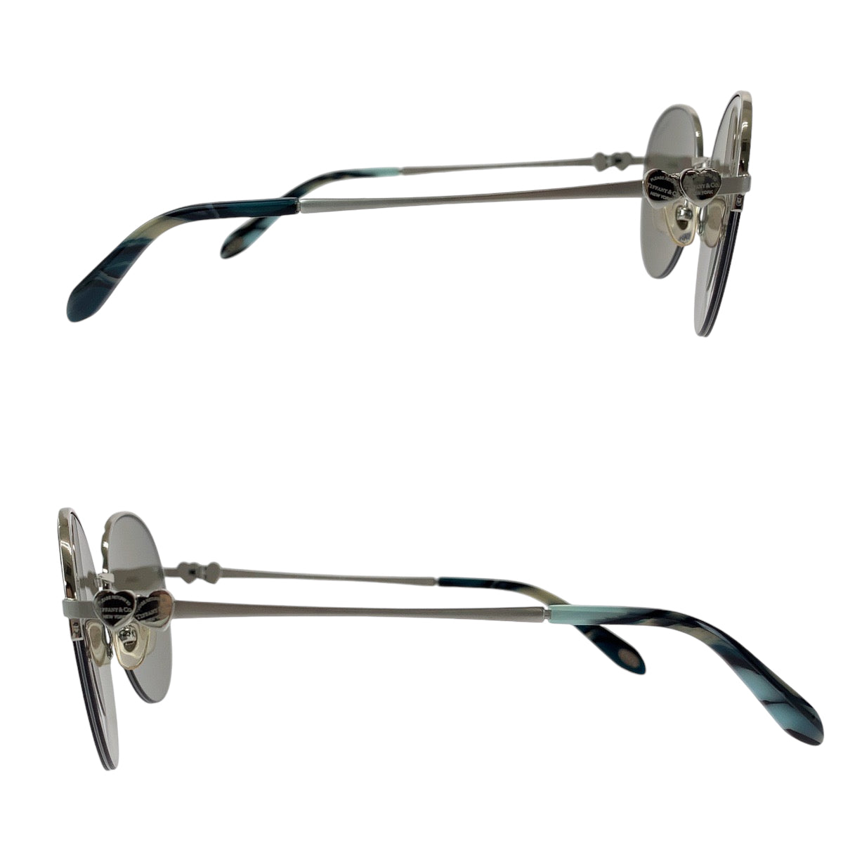 13575
TIFFANY&Co. ティファニー リターントゥティファニー ハート シルバー チタン TF3053 サングラス ミラー ラウンド  レディース