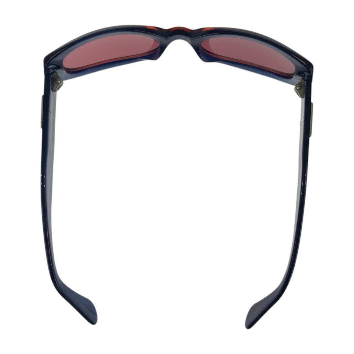 14127
BVLGARI ブルガリ パープル ブルー シルバー金具 プラスチック 822 585 53◻︎19 135 サングラス 男女兼用 オーバル  レディース AB5