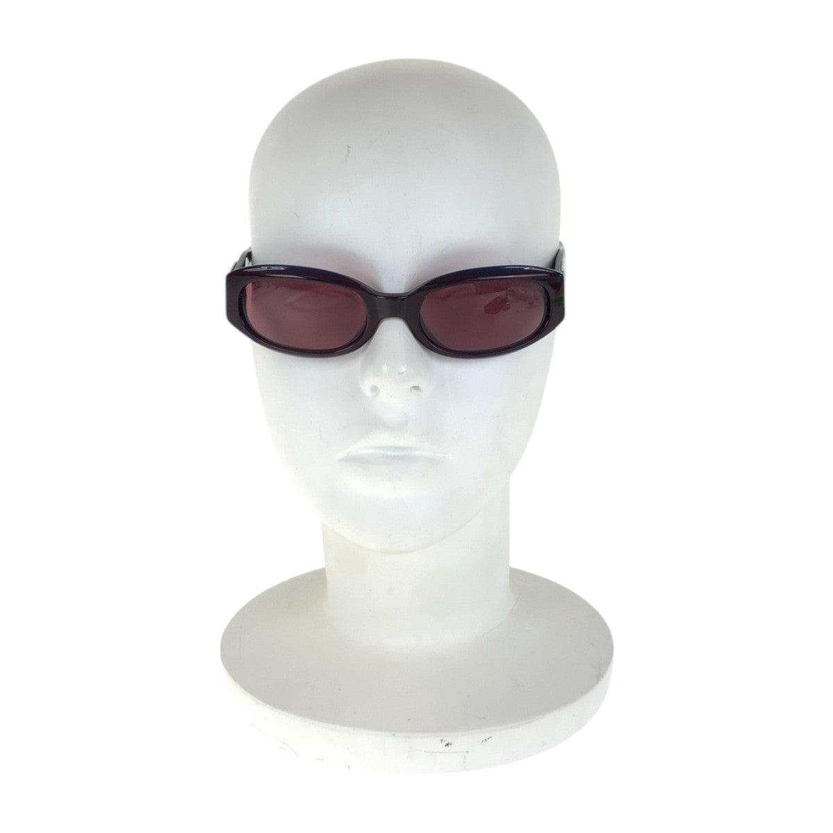 14127
BVLGARI ブルガリ パープル ブルー シルバー金具 プラスチック 822 585 53◻︎19 135 サングラス 男女兼用 オーバル  レディース AB5