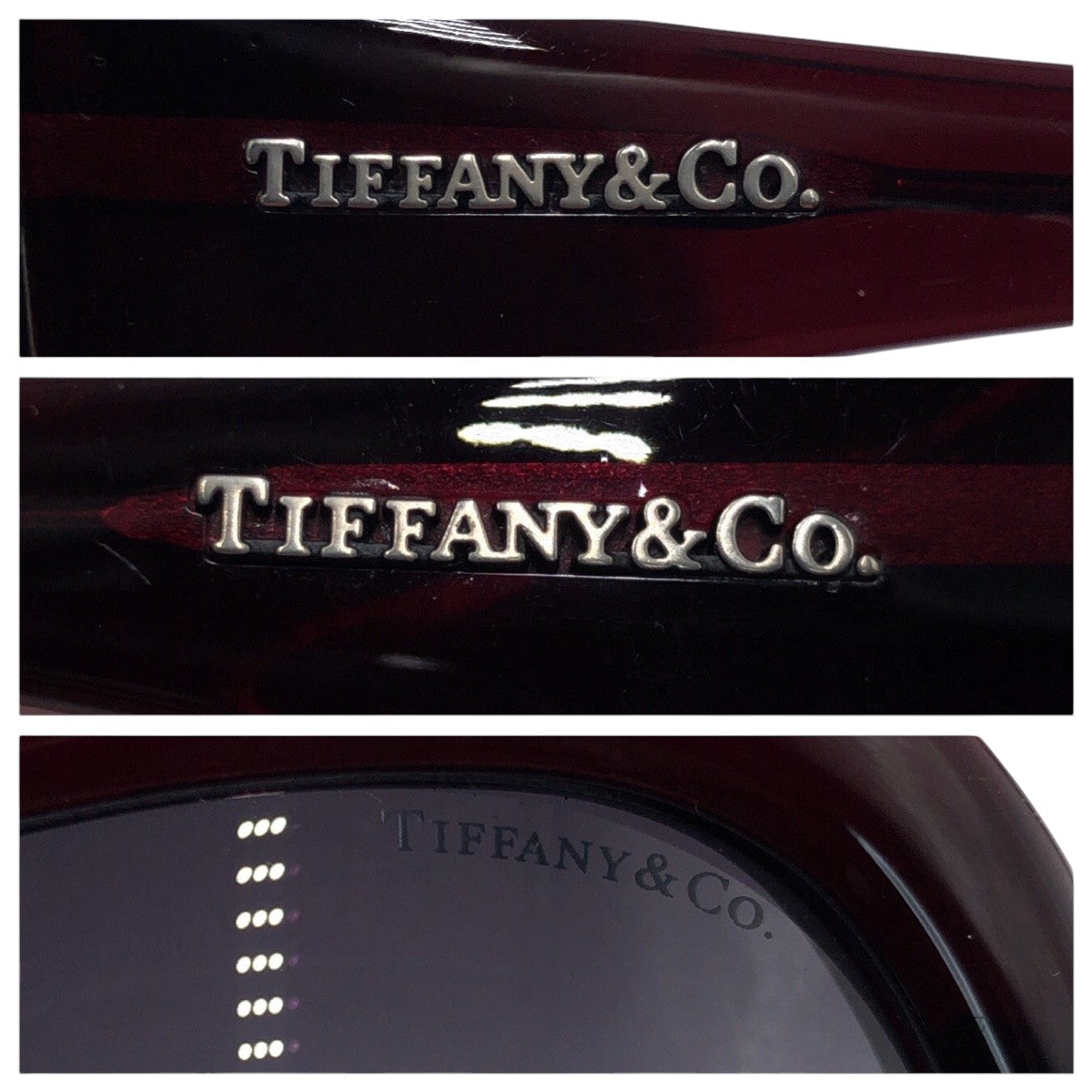 TIFFANY&Co. ティファニー ブラック 黒 プラスチック TF4039 800 3/11 61□15 140 サングラス バタフライ  レディース