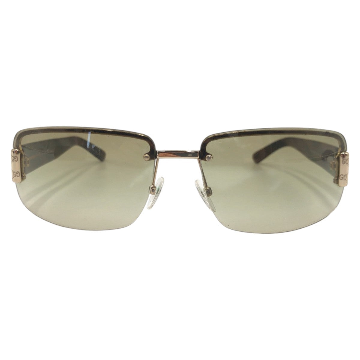 GUCCI グッチ GG柄 グリーン ゴールド プラスチック GG1797/S Na5 61◻︎15 135 サングラス スクエア  レディース