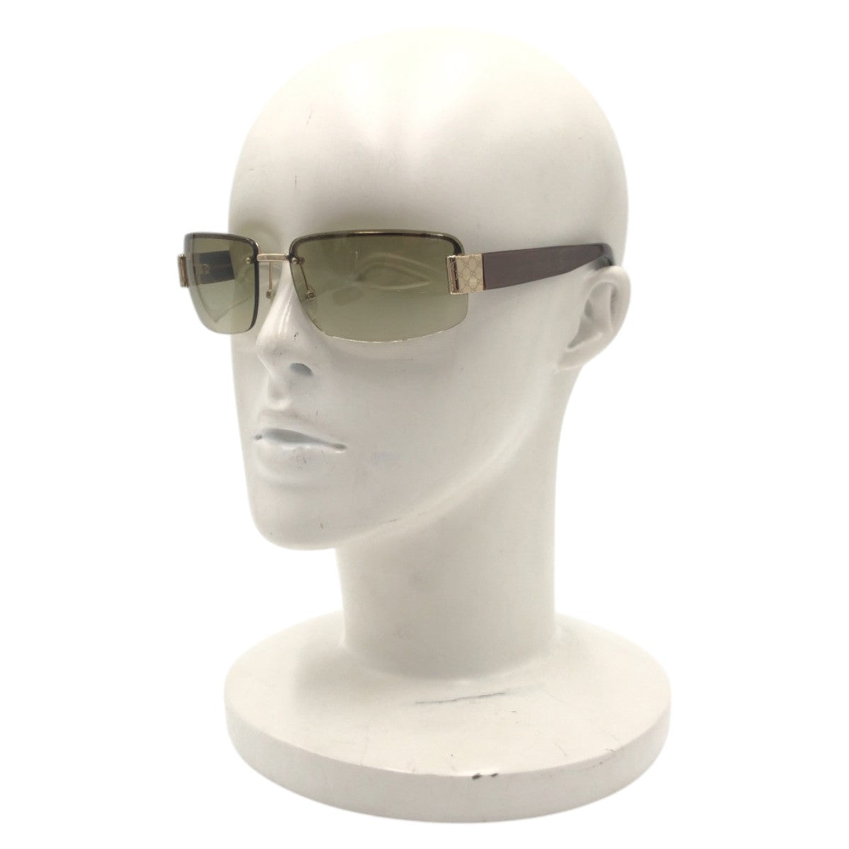 GUCCI グッチ GG柄 グリーン ゴールド プラスチック GG1797/S Na5 61◻︎15 135 サングラス スクエア  レディース
