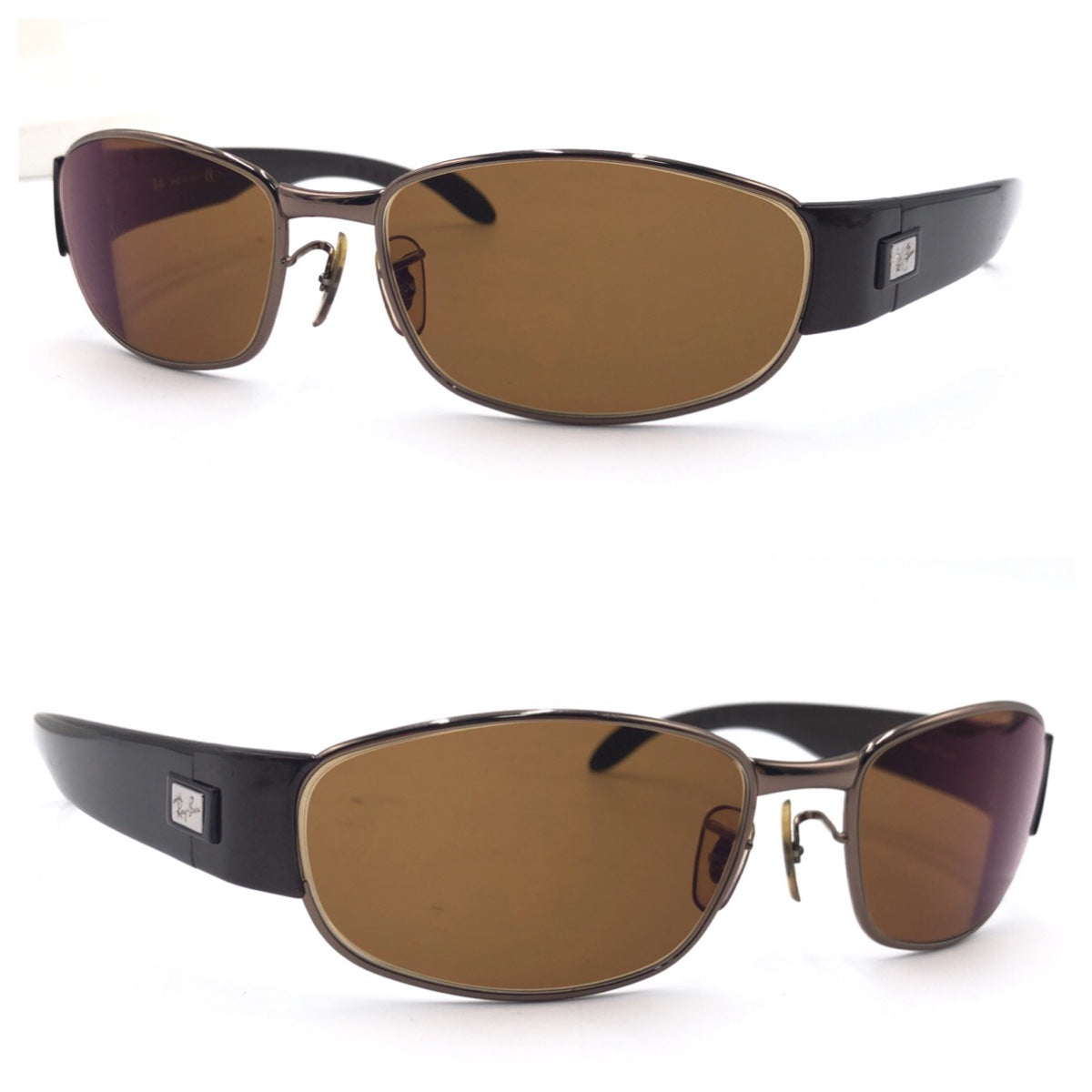 Ray-Ban Brown Plastic RB3294 014 60◻︎18 Sunglasses Square Men's