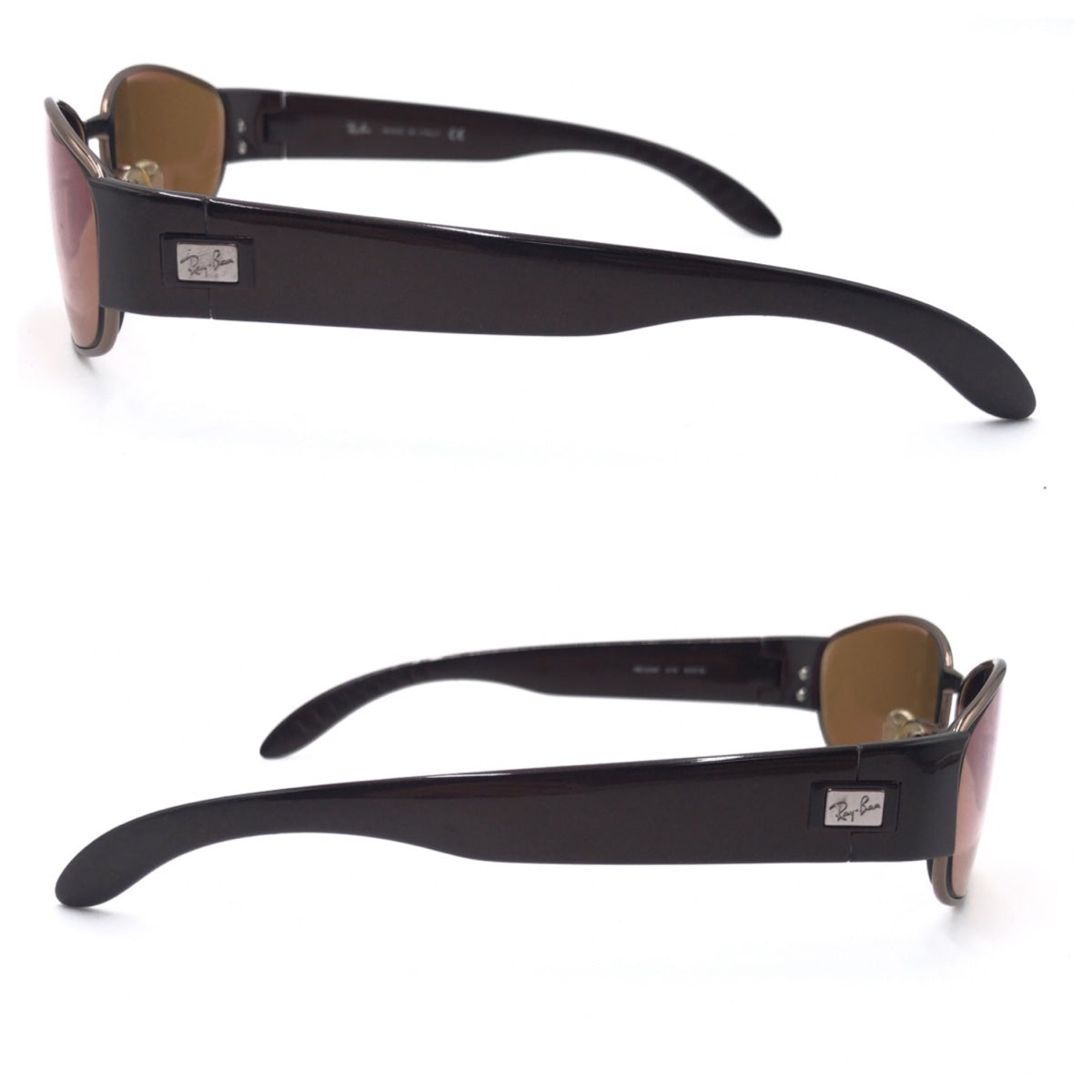 Ray-Ban Brown Plastic RB3294 014 60◻︎18 Sunglasses Square Men's