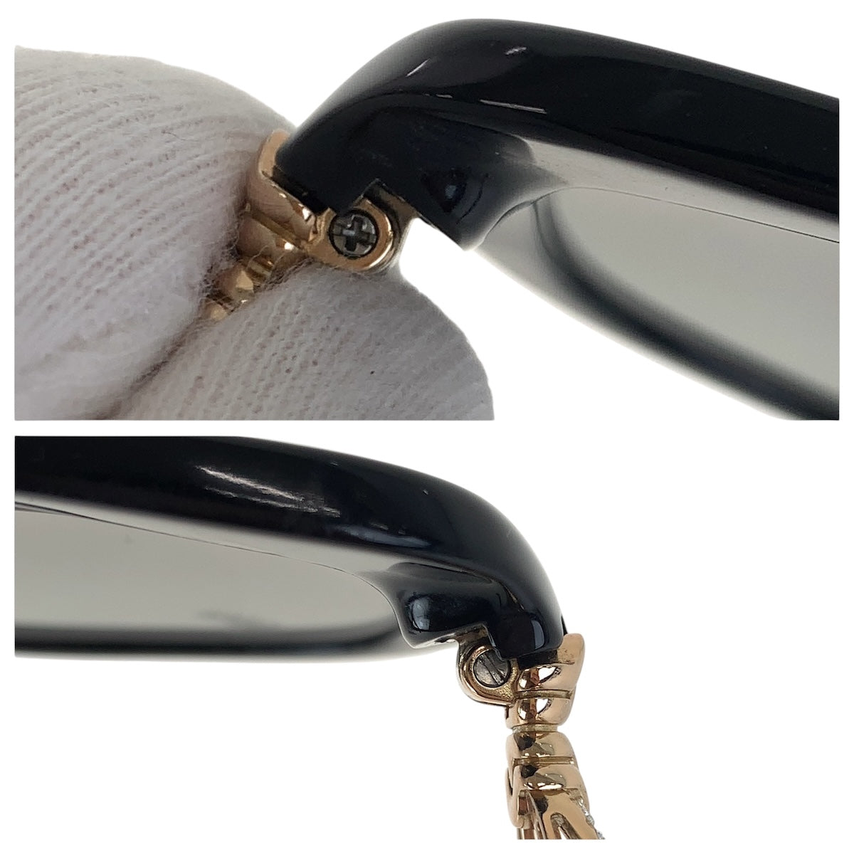14130
BVLGARI ブルガリ ラインストーン ブラック ゴールド プラスチック 8180-B-F 501/8G 57◻︎17 140 3N サングラス 男女兼用 ウェリントン  レディース