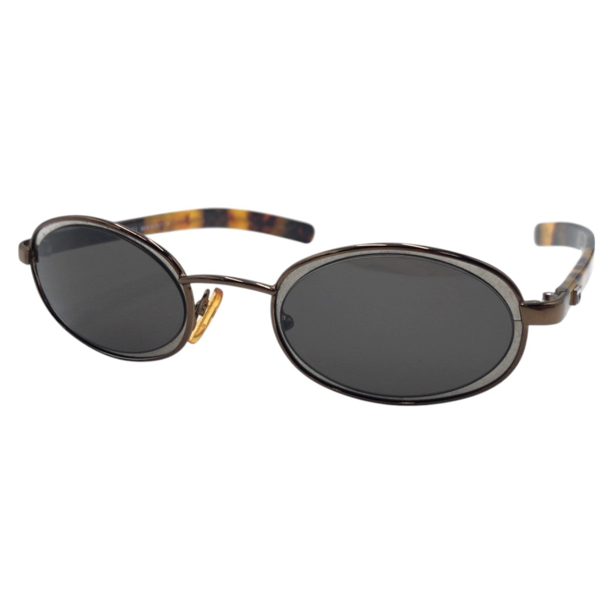 GUCCI グッチ ヴィンテージ ブラウン プラスチック 135 GG 1614/S 62D 48◻︎23 サングラス オーバル  レディース