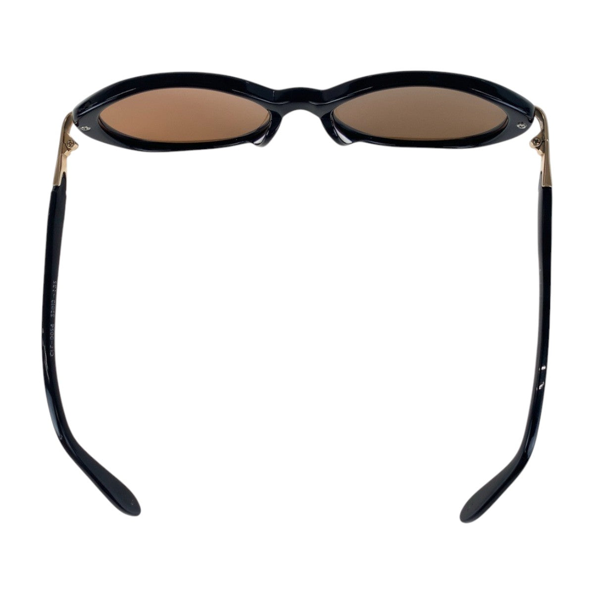 14133
CELINE セリーヌ ヴィンテージ ブラウン ゴールド金具 プラスチック CLF-0054 53◻︎13-135 サングラス 男女兼用 オーバル  レディース