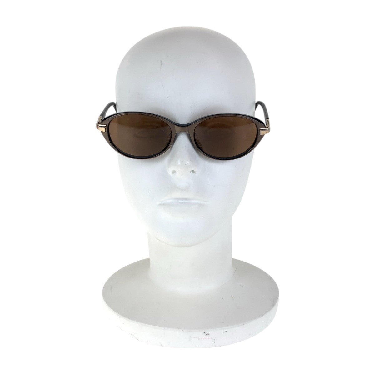 14133
CELINE セリーヌ ヴィンテージ ブラウン ゴールド金具 プラスチック CLF-0054 53◻︎13-135 サングラス 男女兼用 オーバル  レディース