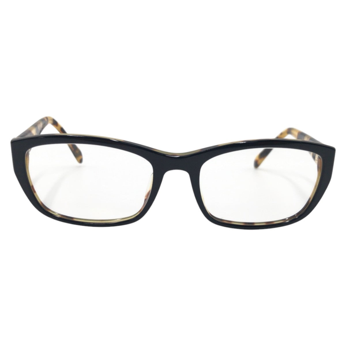 14136
PRADA プラダ ブラック 黒 イエロー プラスチック YPR 180-R 5418 NA1-101 135 メガネ メガネフレーム  レディース
