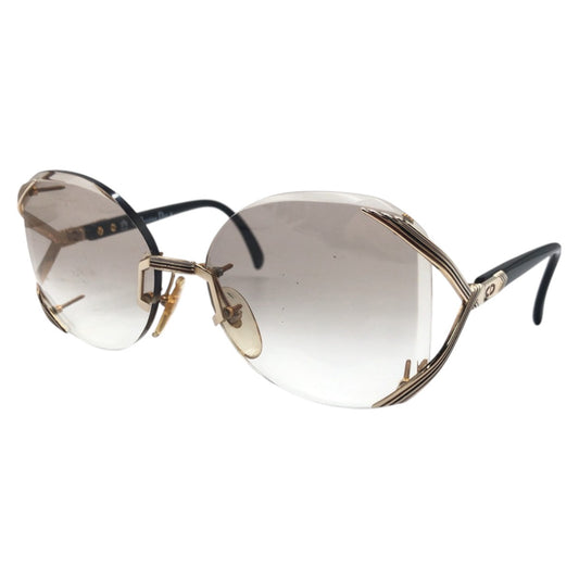 Dior ディオール ヴィンテージ CDロゴ ゴールド メタル 2289 49 57◻︎16 サングラス バタフライ  レディース