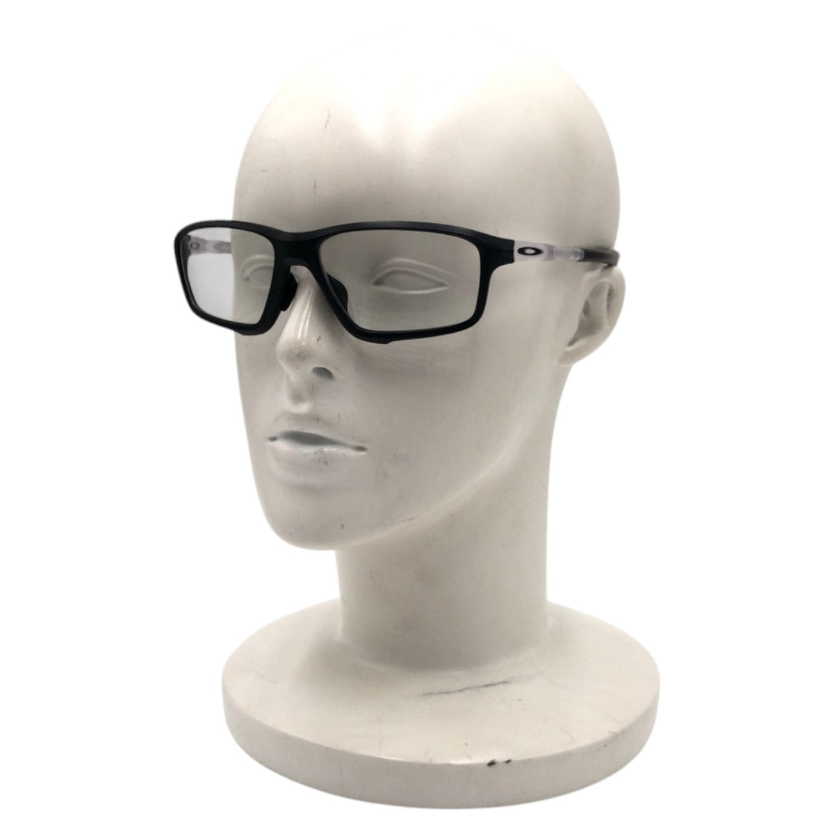 OAKLEY A CROSSLINK ZERO Black Clear Plastic 1380X8080-0358 58◻︎16 Sunglasses Eyeglass Frame Unisex Square Men's