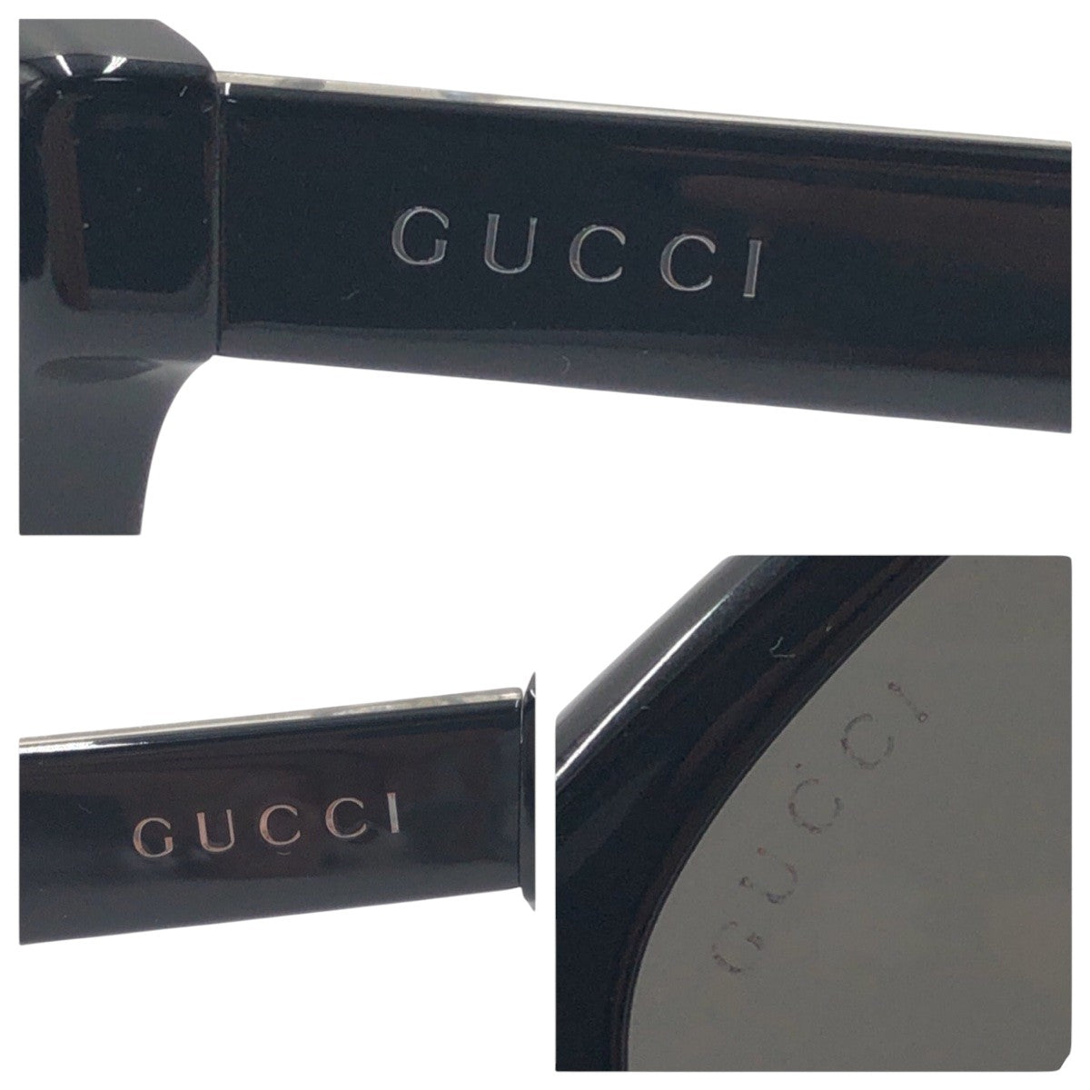 14138
GUCCI グッチ ブラック 黒 プラスチック GG 0050 SA サングラス 男女兼用 ウェリントン  メンズ