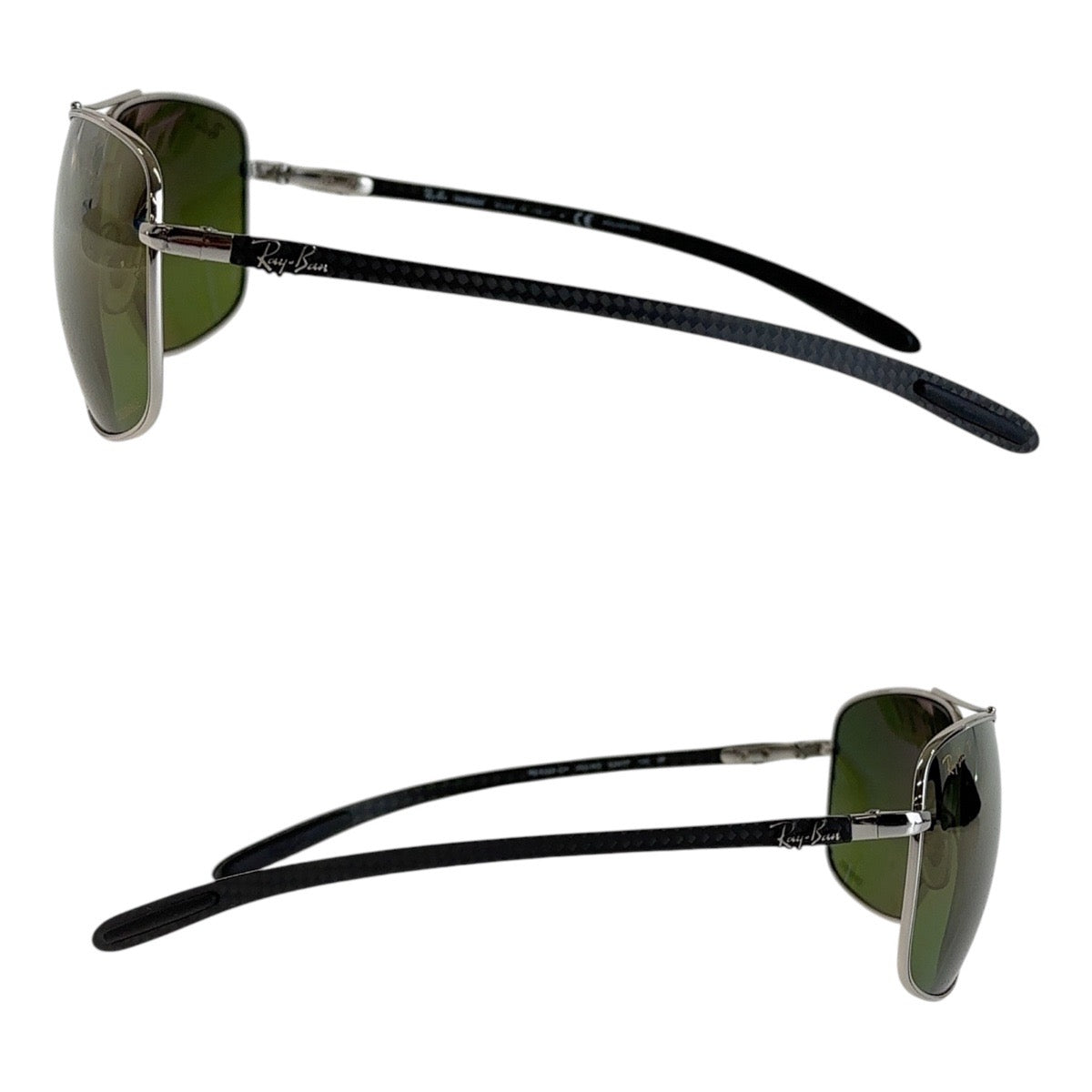 13576
Ray-Ban レイバン CHROMANCE グリーン シルバー金具 メタル / プラスチック RB 8322-CH 003/60 62□17 135 3P サングラス 偏光レンズ スクエア  メンズ