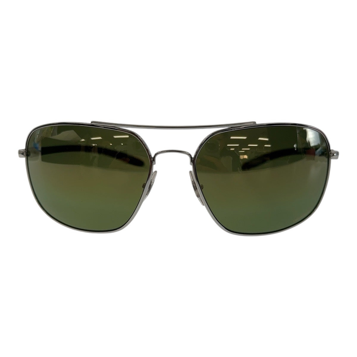 13576
Ray-Ban レイバン CHROMANCE グリーン シルバー金具 メタル / プラスチック RB 8322-CH 003/60 62□17 135 3P サングラス 偏光レンズ スクエア  メンズ