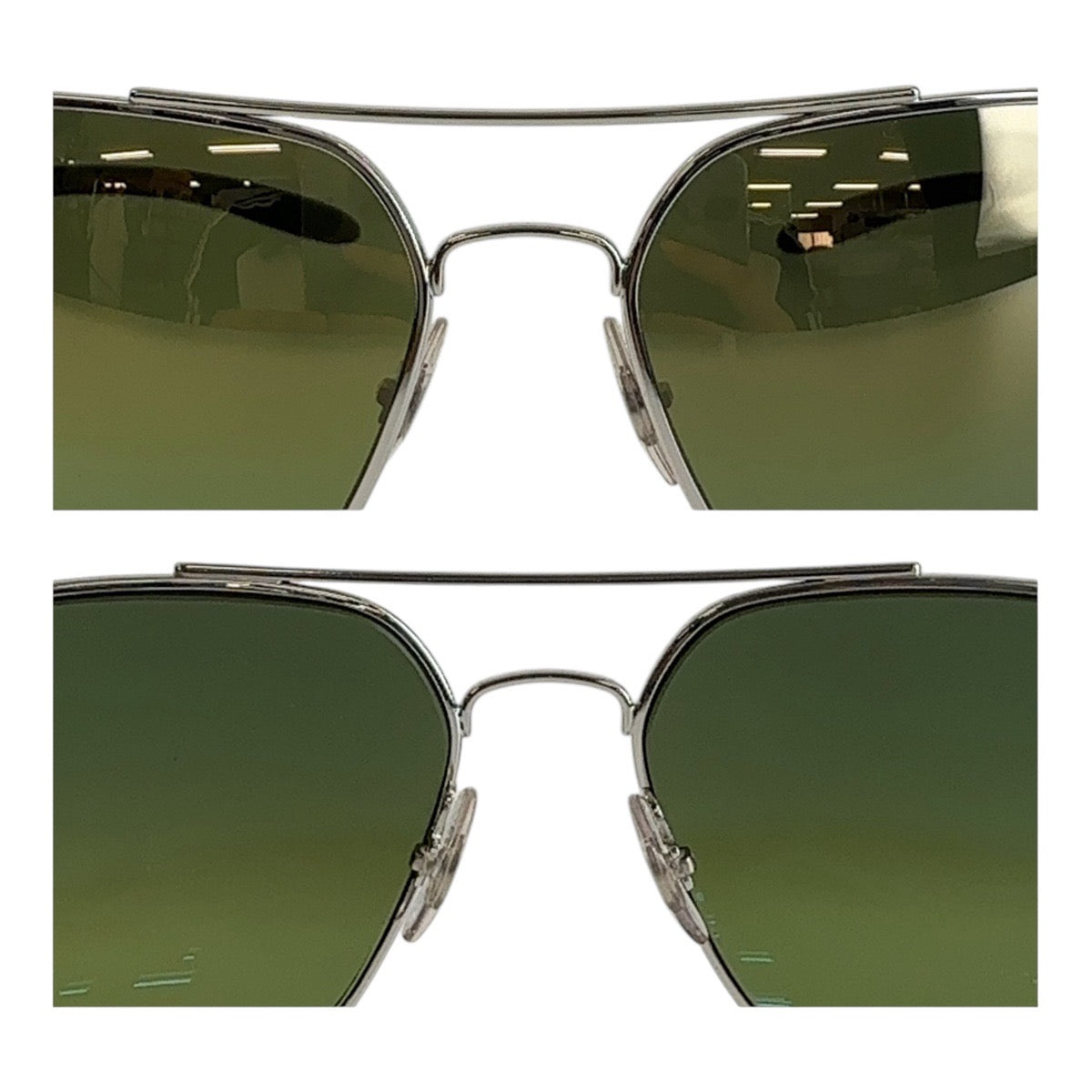 13576
Ray-Ban レイバン CHROMANCE グリーン シルバー金具 メタル / プラスチック RB 8322-CH 003/60 62□17 135 3P サングラス 偏光レンズ スクエア  メンズ