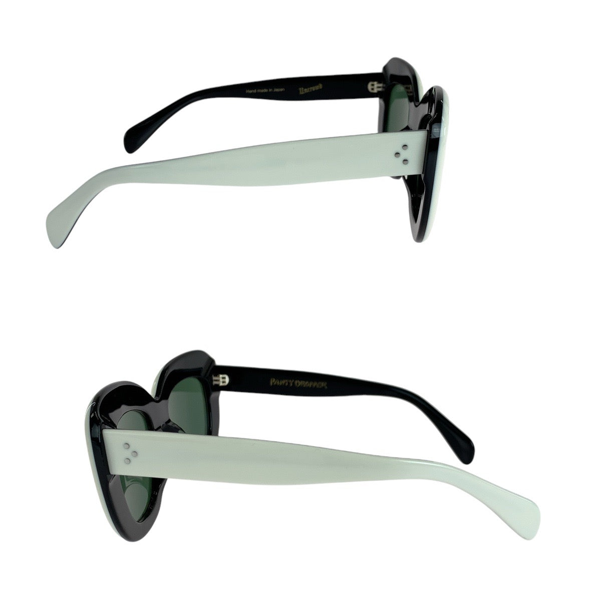 PANTY DROPPER Panty Dropper Uncloud White Black Silver Hardware Plastic Sunglasses Unisex Wellington Women's