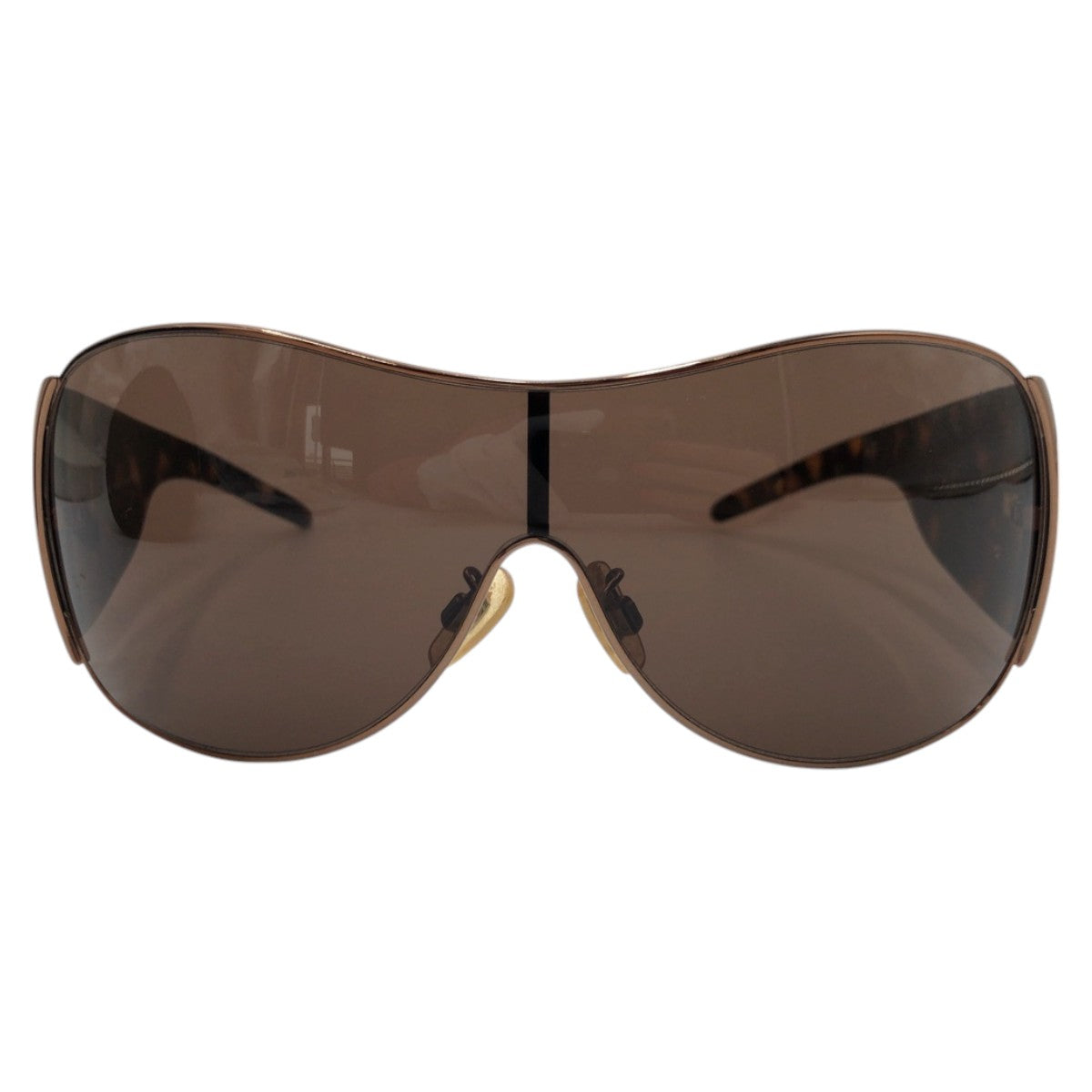 DOLCE&GABBANA ドルチェアンドガッバーナ ラインストーン ブラウン プラスチック DG2005 039/73 120 サングラス  レディース